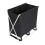 Living And Home (Black) Large Folding Laundry Basket Washing Sorter Hamper 4