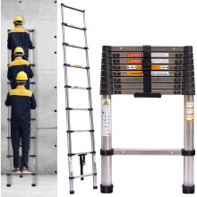 2.6M Telescopic Ladder Extendable EN131 Standard Stainless steel