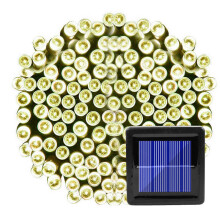 (warm white, 12M 100LEDs) Christmas Garland Led Fairy Light Outdoor Solar Powered String Lights 8 Mode 7m/12m/22m