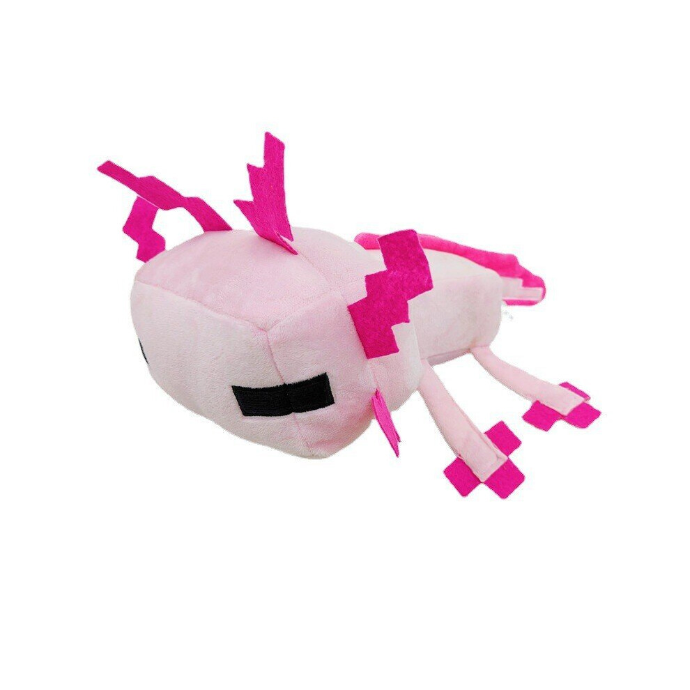 Minecraft plush toy children's doll pink salamander 30cm