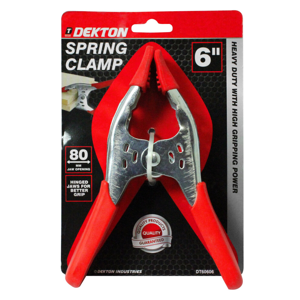 Dekton 6'' Spring Clamp, Dt60606 5055441424170