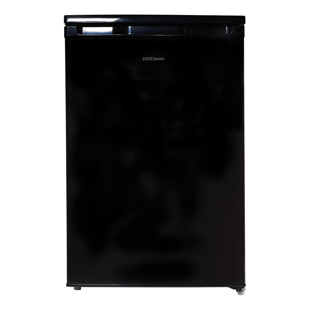 Statesman L255b Under Counter Larder Fridge, 55Cm, Black