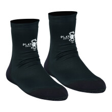 PLAYWELL MARTIAL ARTS SCHOOL TATAMI MAT TRAINING SOCKS - BLACK/BLACK - XX-LARGE