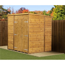 Empire Pent Shed Shiplap Tongue & Groove 6X6 Double Door