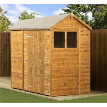 Empire Apex Garden Shed Shiplap Tongue & Groove 6X6 With Windows