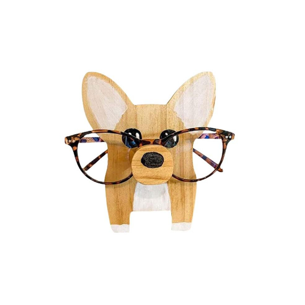 (dog) Animal Wooden Glasses Holder Stand