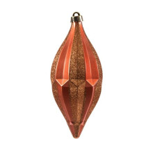 10 in. Coral Candy Glitter Shuttle Ornament - 2 per Bag
