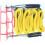 8 Meter Yellow 2-inch Adjustable Web Courtlines 1