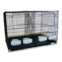 Lot Of 4 Medium Breeding Cages With One 3 Tie Black Stand - Black