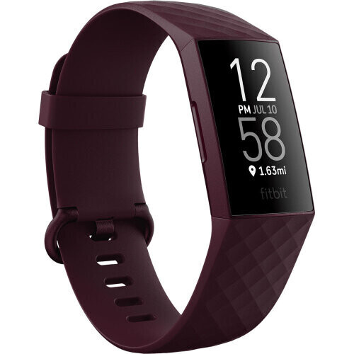 (Rosewood) Fitbit Charge 4 Health & Fitness Tracker