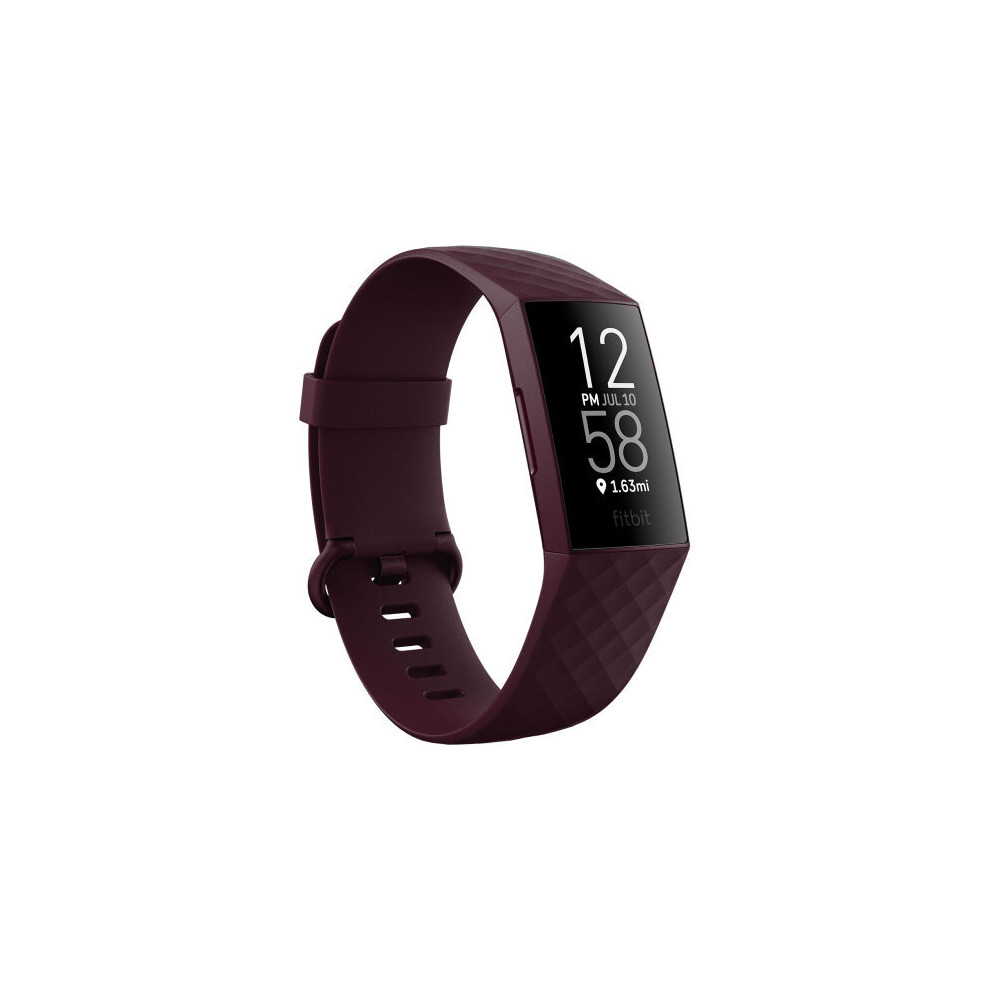 (Rosewood) Fitbit Charge 4 Health & Fitness Tracker