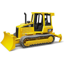 Bulldozer Caterpillar BRUDER - Lâmina removível e escarificador - Amarelo e Preto - Para crianças a partir de 3 anos