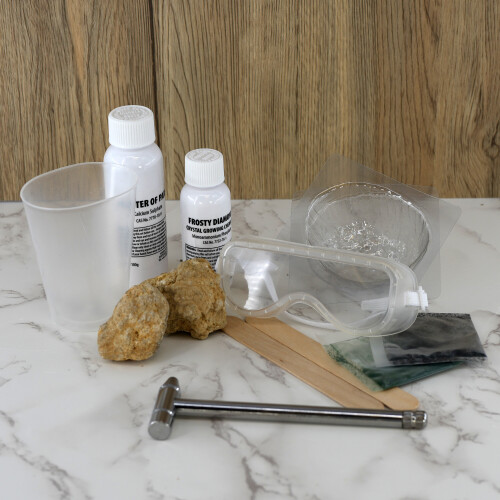 2 in 1 Create And Break Your Own Geode Set World Of Science Kit Kids