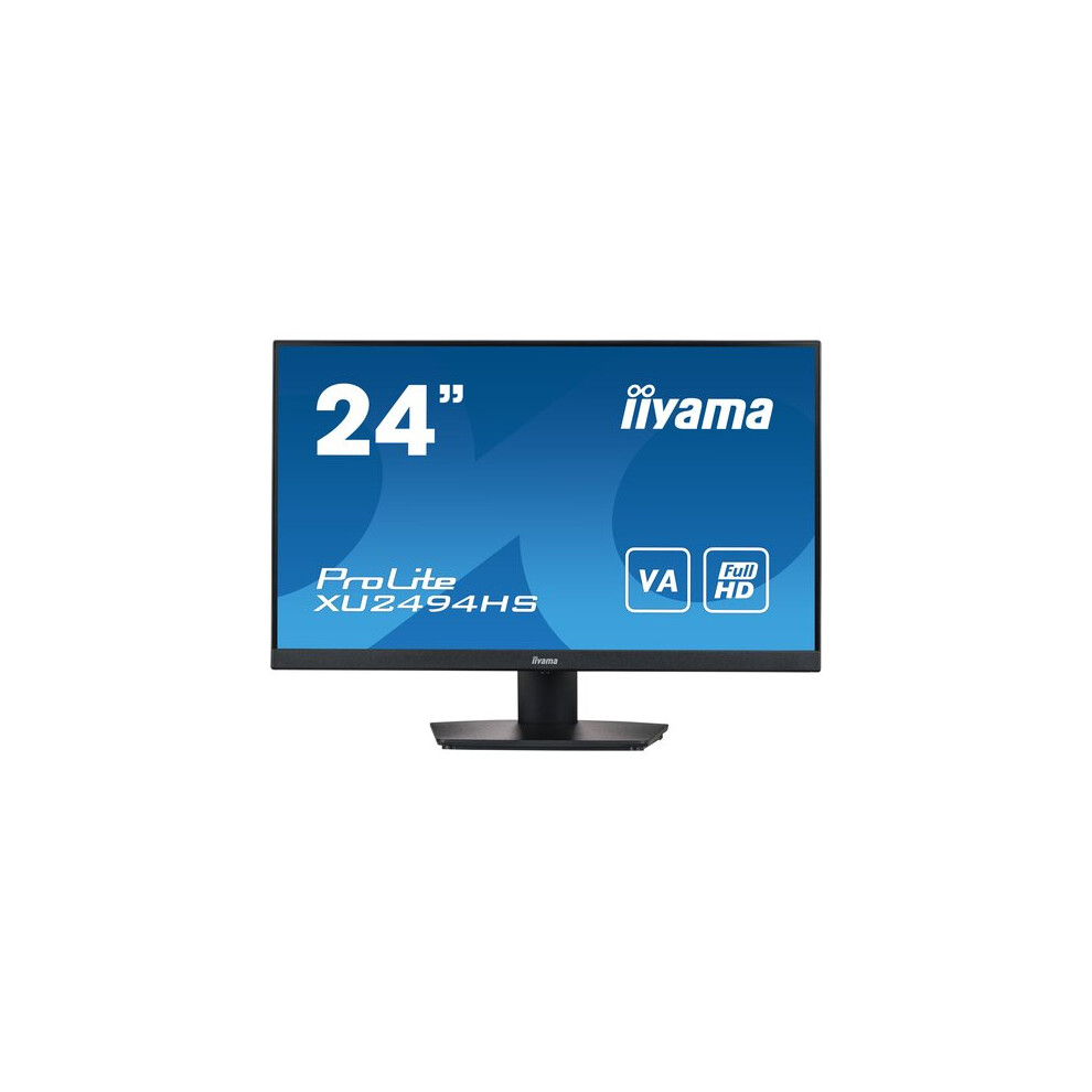 Iiyama Prolite Xu2494hs-B2 Computer Monitor 60.5 Cm (23.8") 1920 X 1080 Pixels Full Hd Led Black