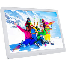 (17 Inch White) Digital Photo Frame Picture Video Playback Digital Picture Frames