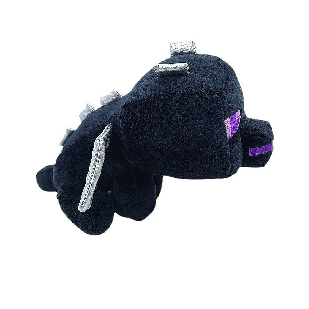 Minecraft plush toy doll sitting little black dragon 23cm