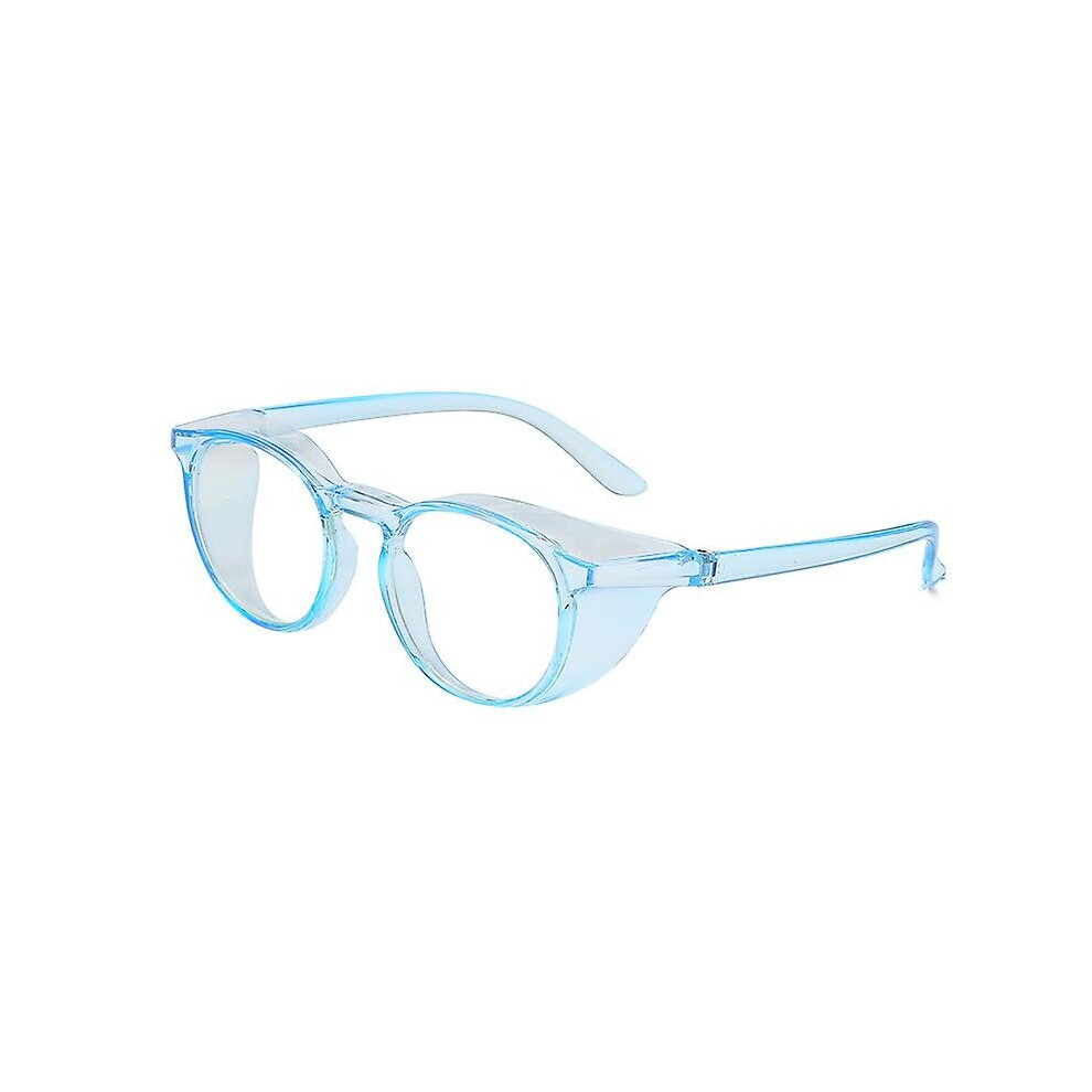 (Blue) Anti Fog Pollen Glasses Safety Blue Light Blocking Glasses Transparent