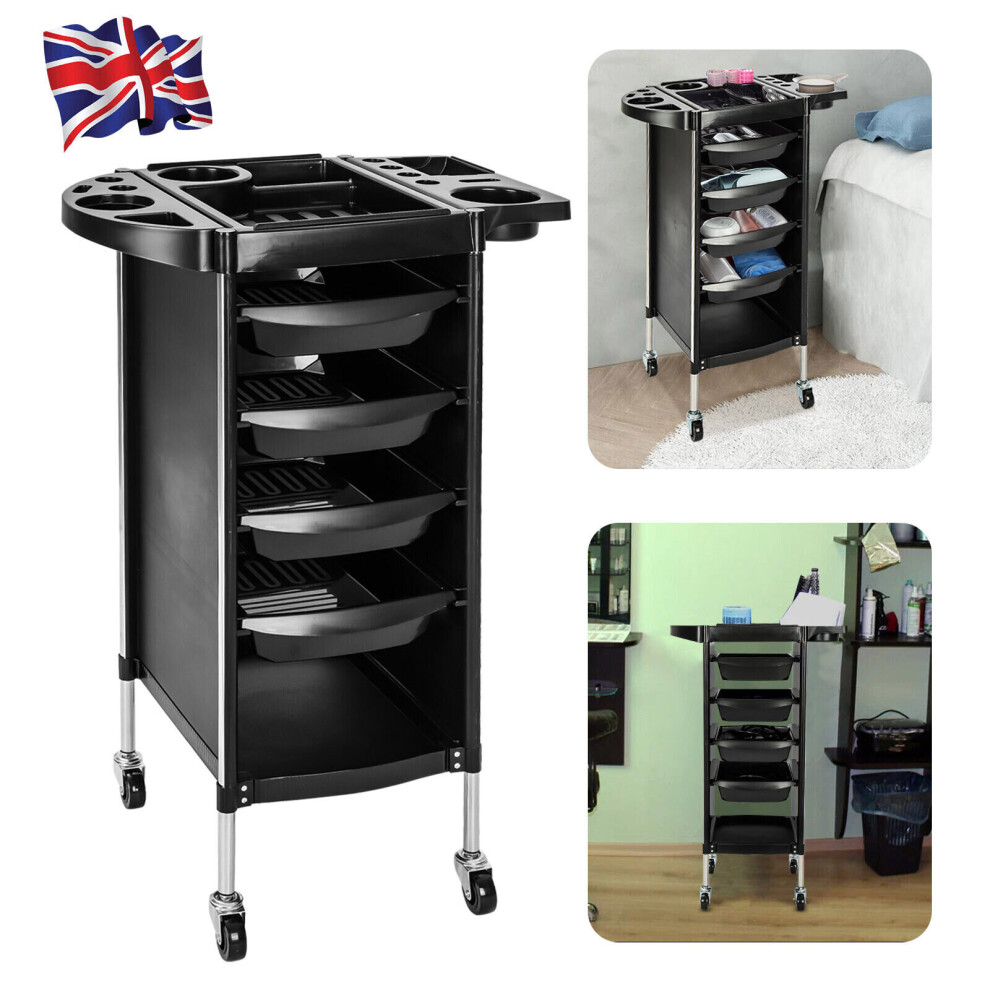 Drawer Salon Hairdresser Trolley Beauty Barber Storage Basket on