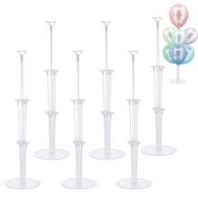 (6set) Time to Sparkle Balloon Stand Kit Table Decorations For Parties Birthday Wedding Decoration Graduation Stick Holder