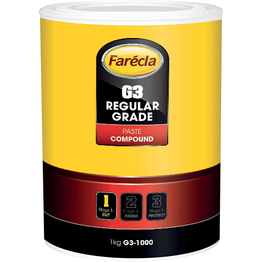 Farecla G3 Rubbing Compound Regular Cutting Paste 1Kg Car Polishing