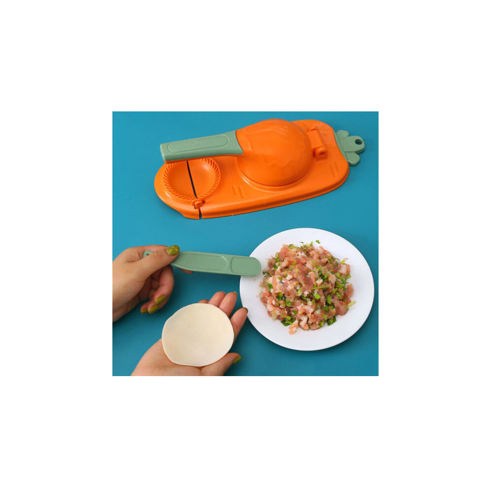 Dumpling Maker Manual Dough Presser Dumpling Wrapper Mold Jiaozi Baking Tool-image-OPC-PB7TPP5-NEW