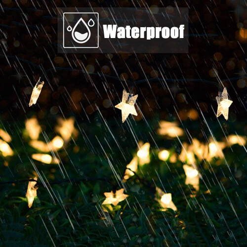 50 LED Solar Star String Lights, Garden Patio Yard Lamp Waterproof 1