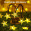 50 LED Solar Star String Lights, Garden Patio Yard Lamp Waterproof 10