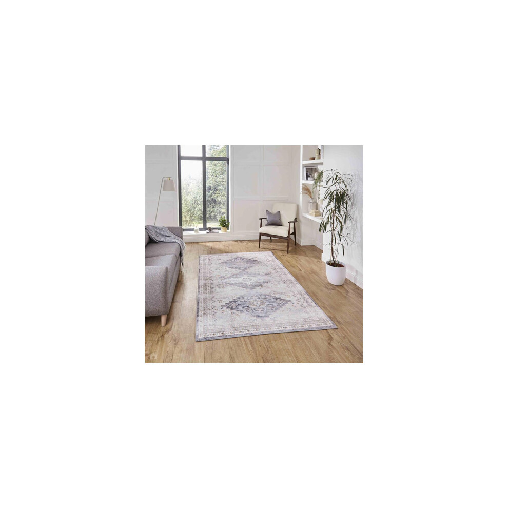 Tiana Rug Grey/Beige- 120cm x 170cm