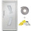 VidaXL vidaXL Haustür Weiß 98x208 cm 2