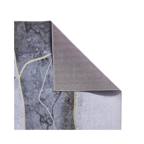 Think Rugs Farrah Rug Grey/Gold- 120cm x 170cm 2