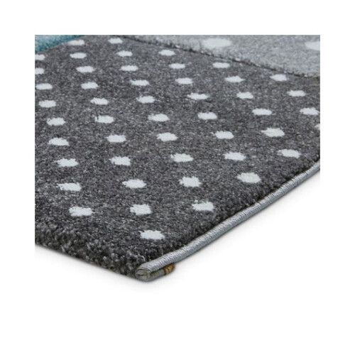 Think Rugs Moon + Stars Kids Rug  - Blue  - 120cm x 170cm 2