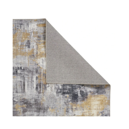 Think Rugs Raine Rug Grey/Yellow- 120cm x 170cm 2