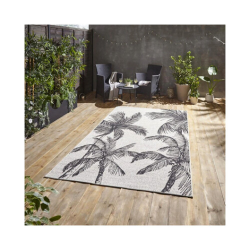 Think Rugs Mable Rug Cream/Black- 160cm x 220cm 1
