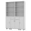 URBN Living (White) 4 Door 6 Shelf 1 Drawer Cabinet Bookcase Cupboard 1