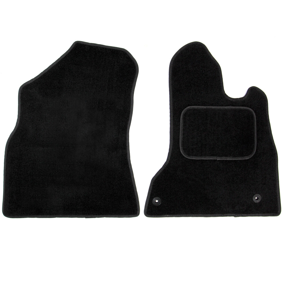 Citroen Berlingo 2008 - 2018 Tailored Carpet Van Car Mats Black 2pcs