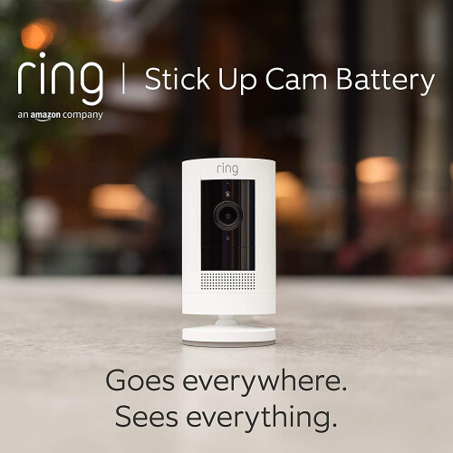 Ring Ring Video Stick Up HD Camera Battery - White (Twin Pack) 1