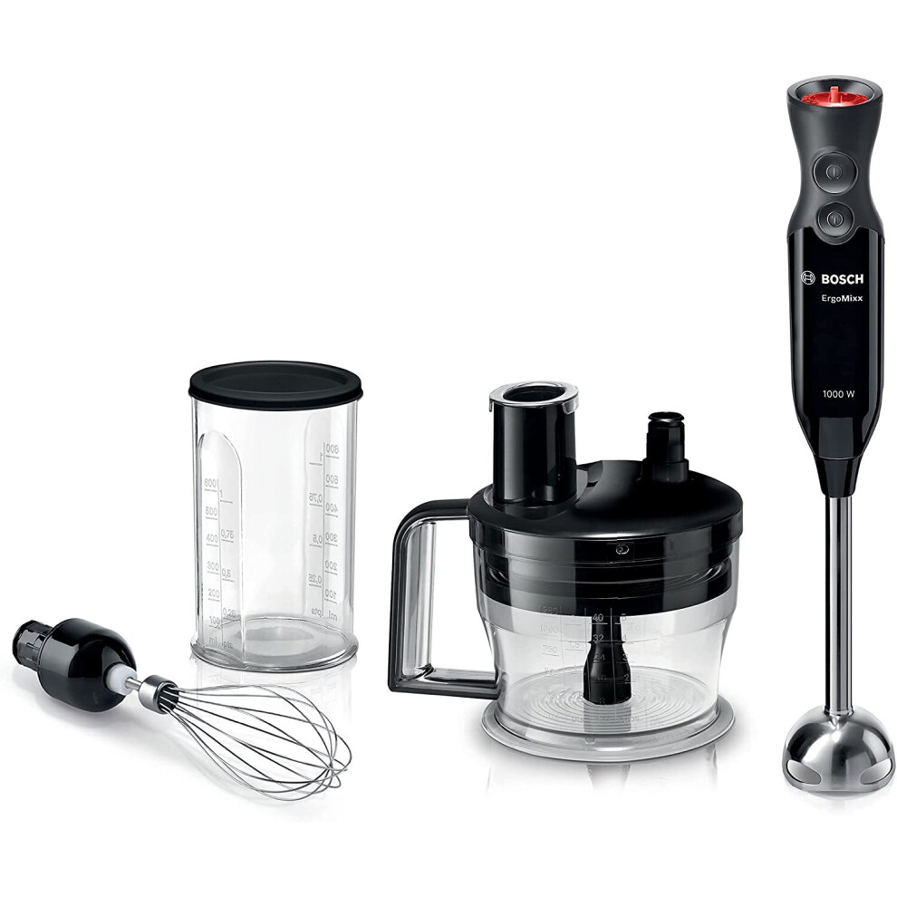 Bosch ErgoMixx MS62B6190G 1000W Hand Blender - Black & Anthracite