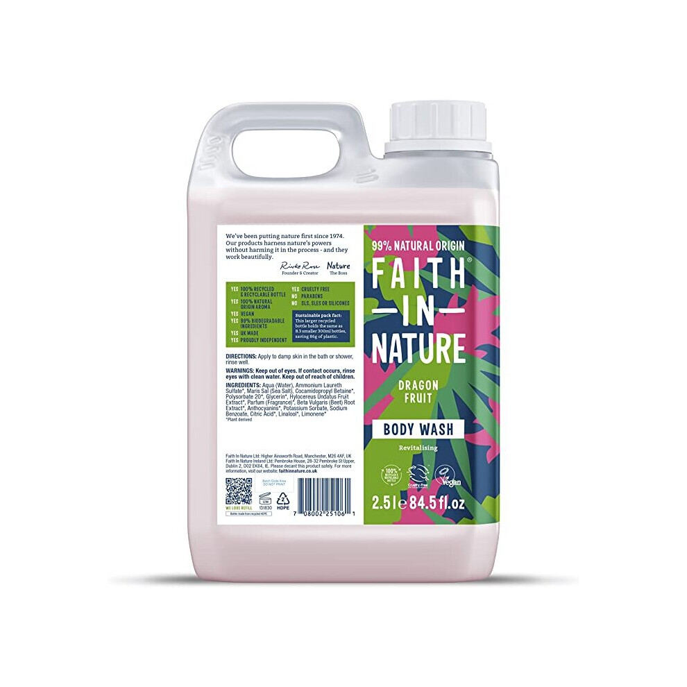 Faith in Nature Dragon Fruit Body Wash 2.5L