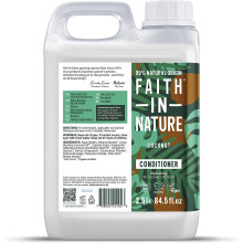 Faith in Nature Coconut Conditioner 2.5L Refill – Hydrating, Cruelty-Free for Normal to Dry Hair