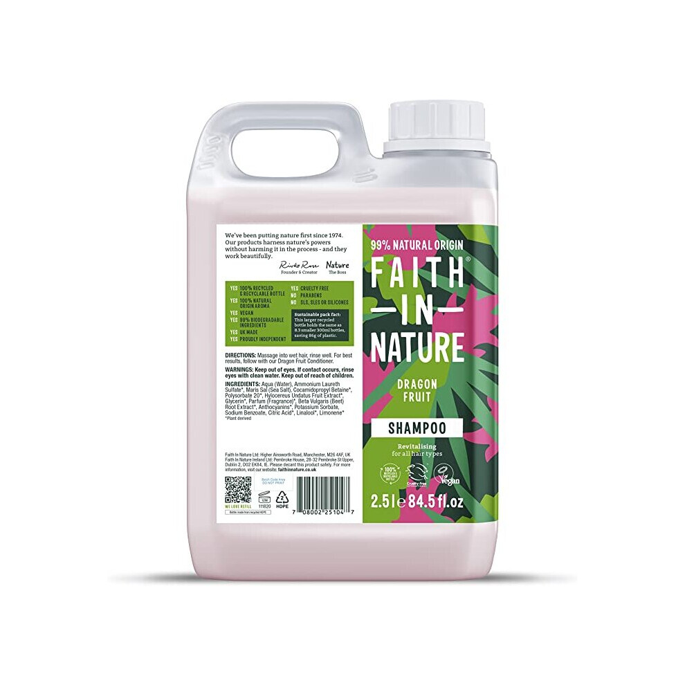 Faith in Nature Dragon Fruit Shampoo 2.5L