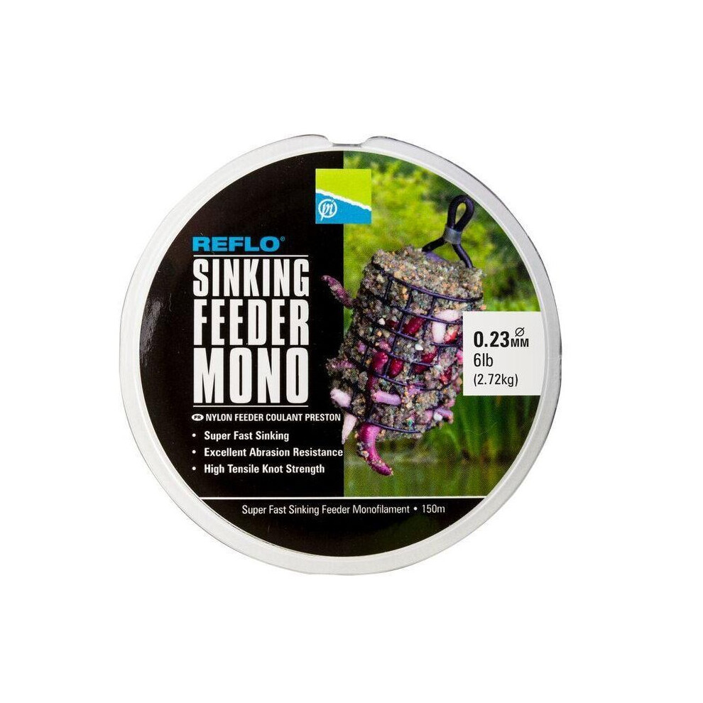 Preston Innovations (4Lb - 0.18Mm) Sinking Feeder Mono 150Mtr