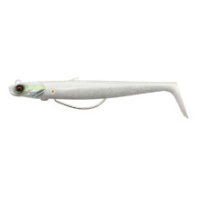 (White Pearl Silver) Savage Gear Sandeel V2 Weedless 13cm 31g