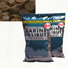 (350g 14mm  Marine Halibut) Dynamite Baits Pre Drilled Marine Halibut Pellet 350g