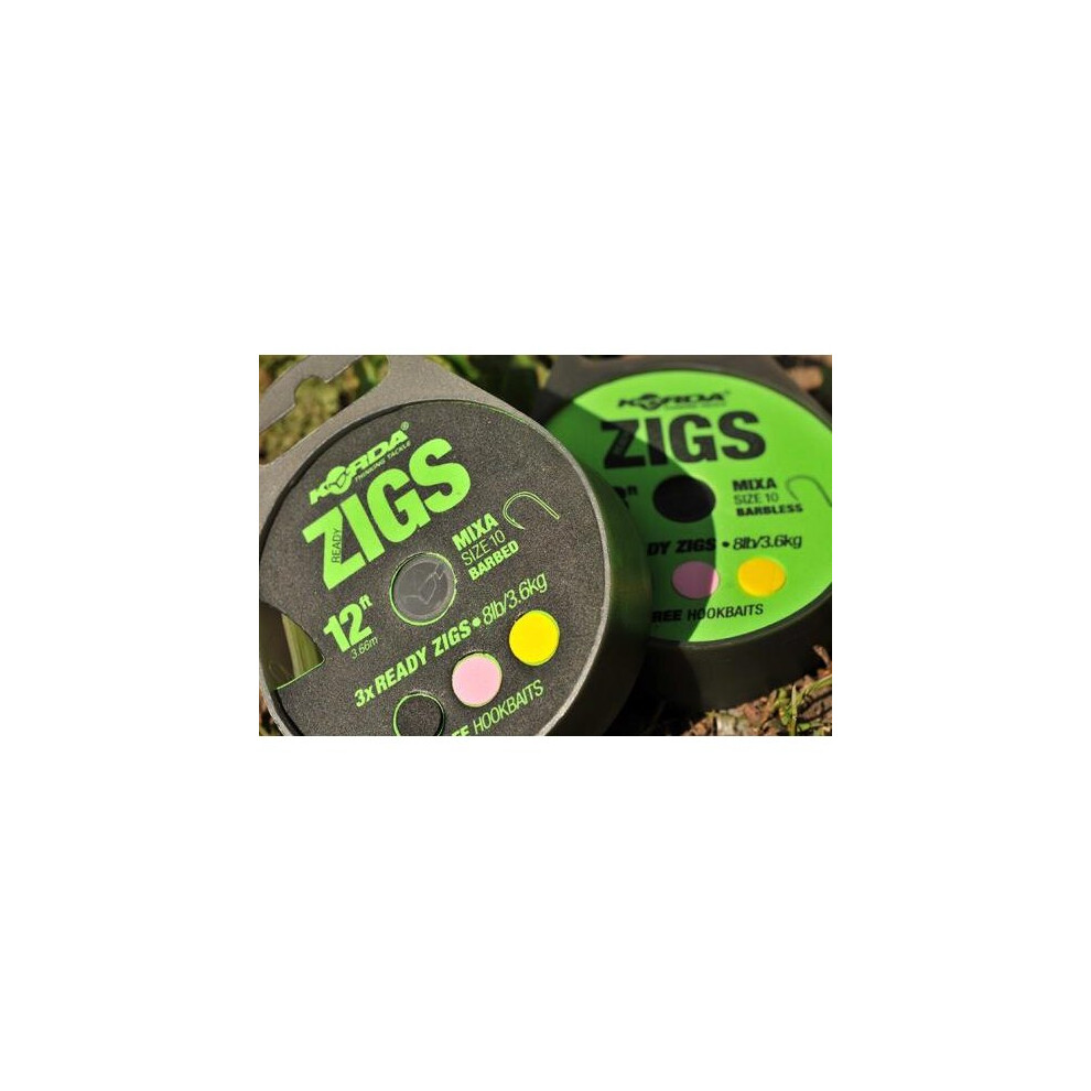 Korda (8Ft) Ready Tied Zigs