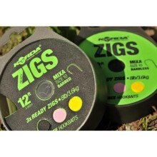 (10ft) Korda Ready Tied Zigs