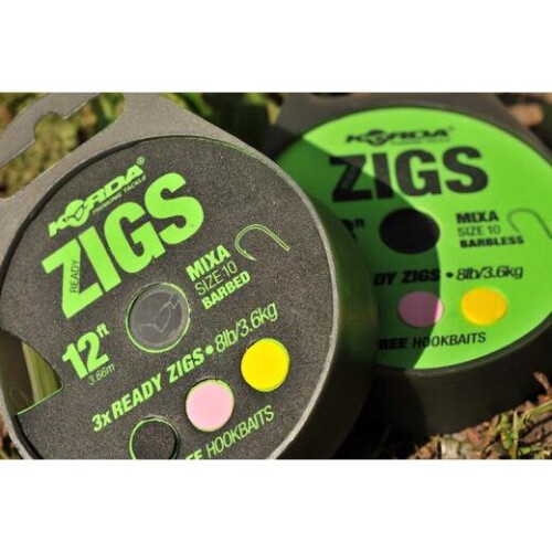 (10ft) Korda Ready Tied Zigs