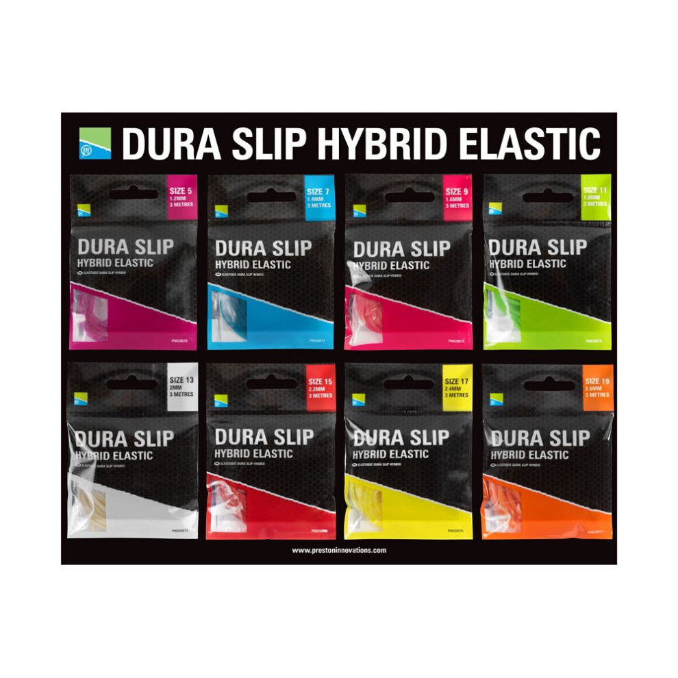 (White - Size 13) Preston Innovations Dura Slip Hybrid Elastic-image-OPC-PB7YMCS-NEW