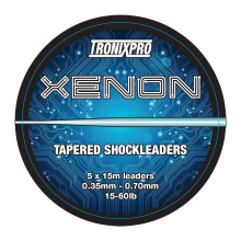 (15-50lb (0.35mm - 0.60mm) Clear) Tronix Xenon Tapered Shock Leaders
