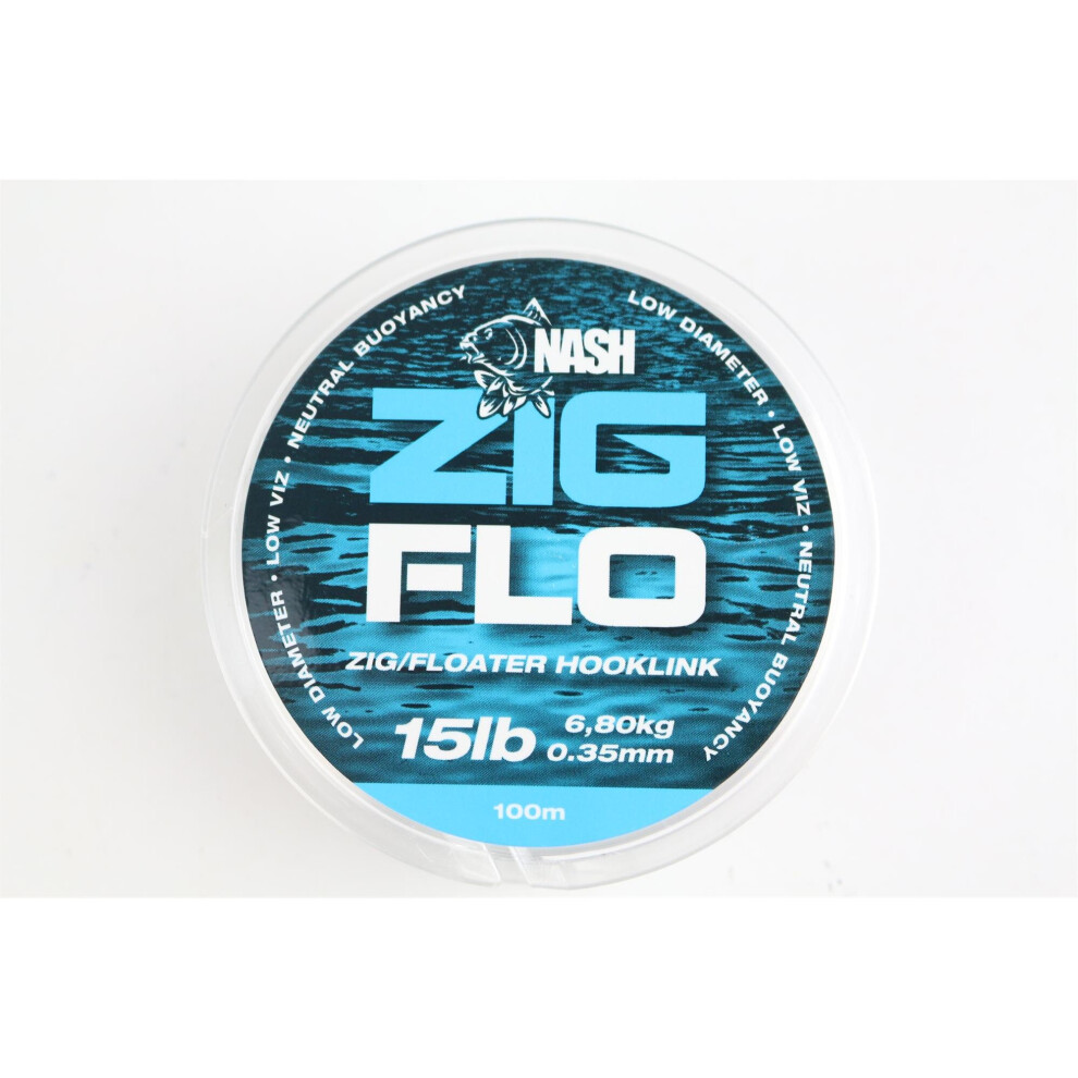 Nash NXT Zig Flo Line - 100m 15lb