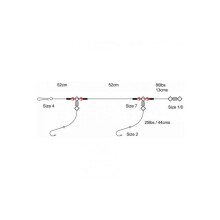 (Size 2) Tronixpro 2 Hook Flapper Rigs